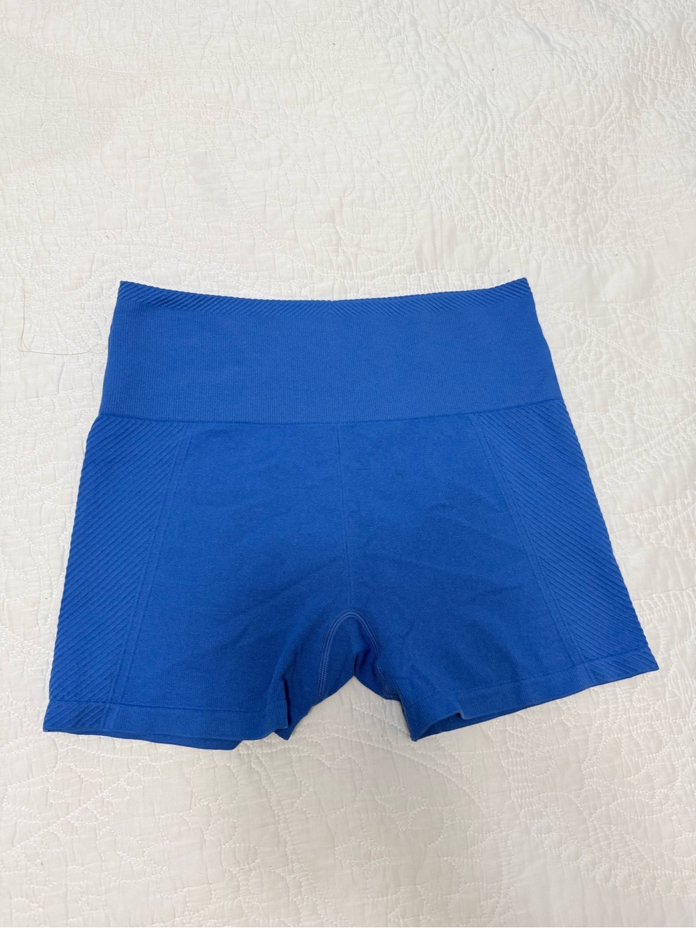 New Balance Royal Blue High-Rise Bike Shorts